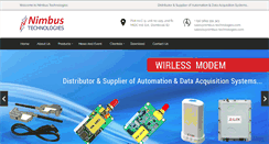 Desktop Screenshot of nimbus-technologies.com